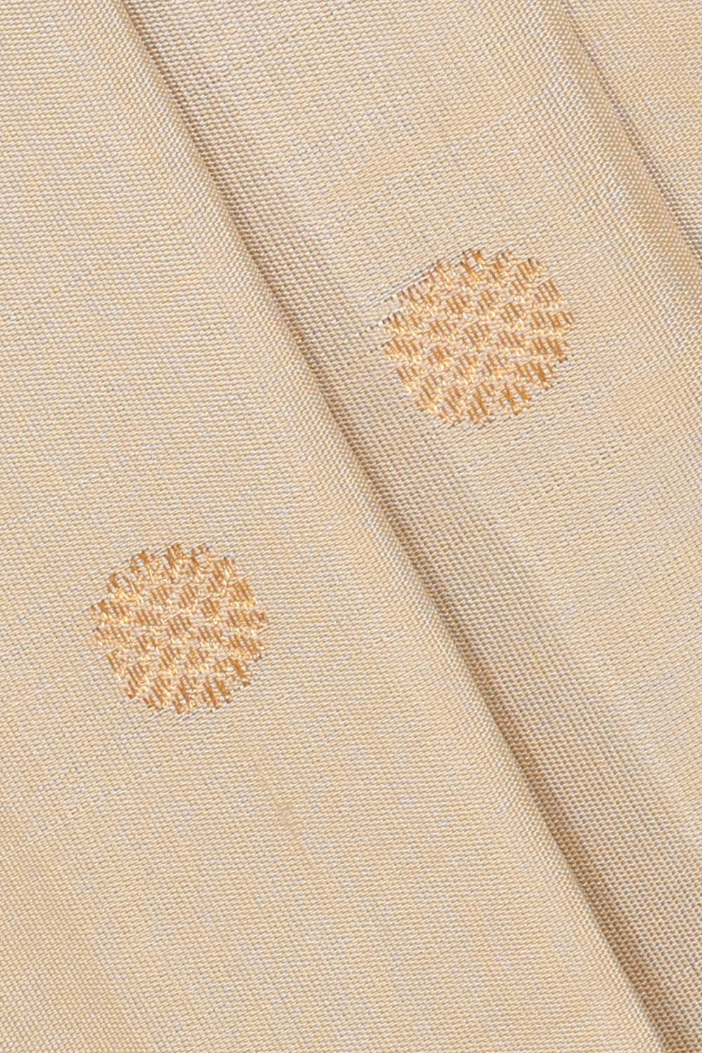 Image of Gadwal Silk Cream Saree