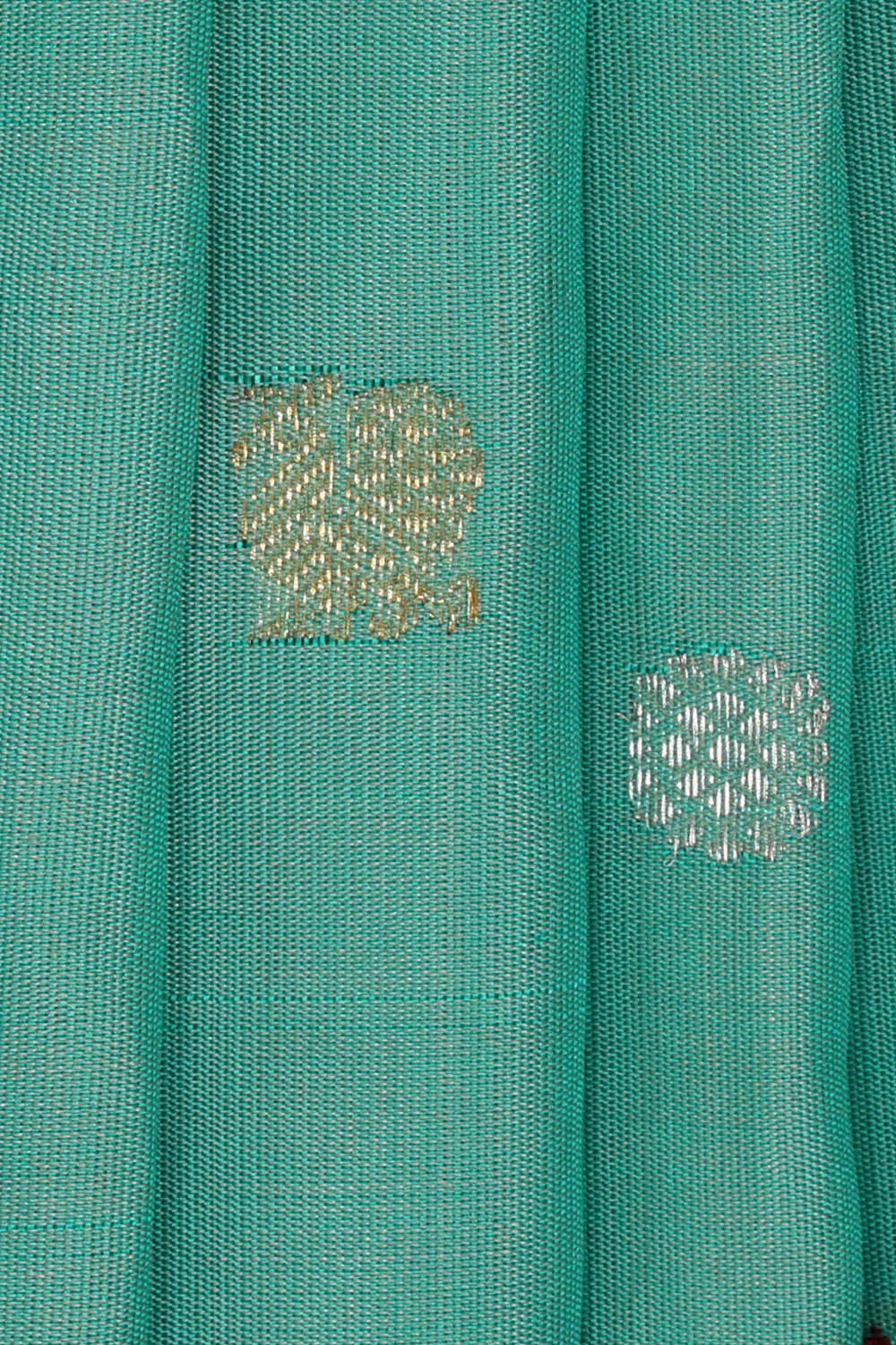 Gadwal Silk Light Sea Green Saree