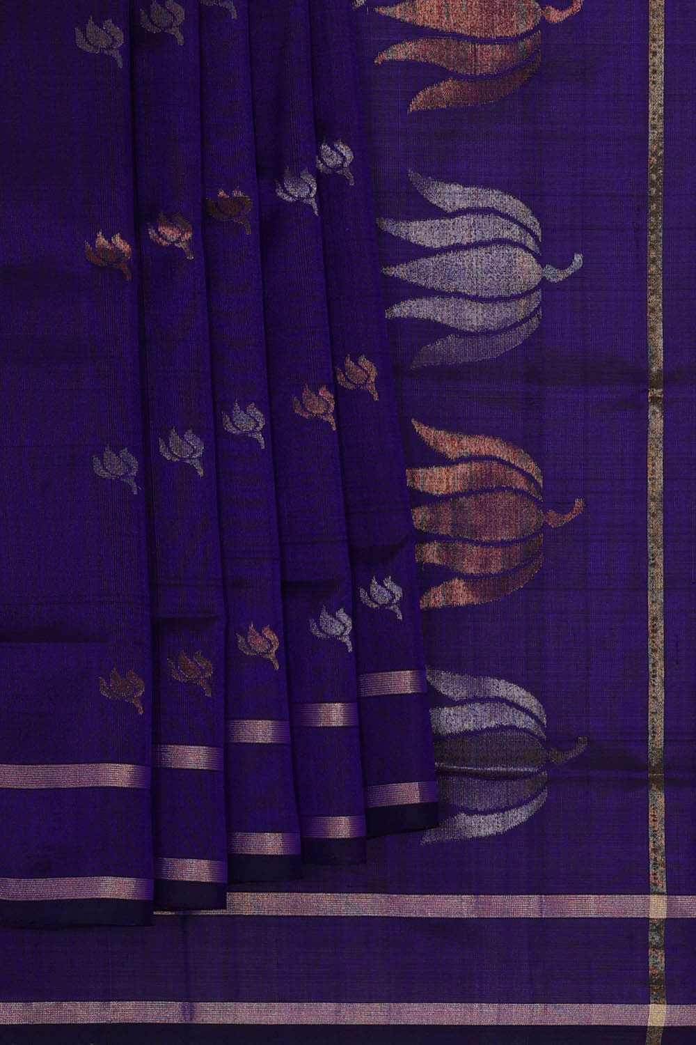 Uppada Silk Royal Blue Saree