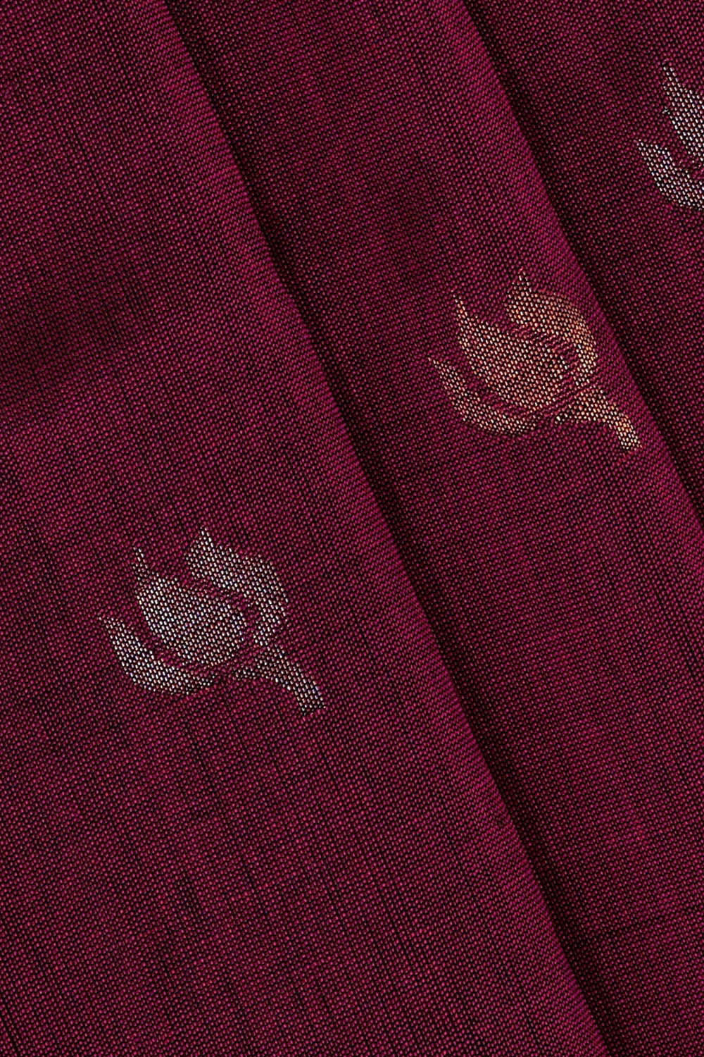 Uppada Silk Wine Red Saree