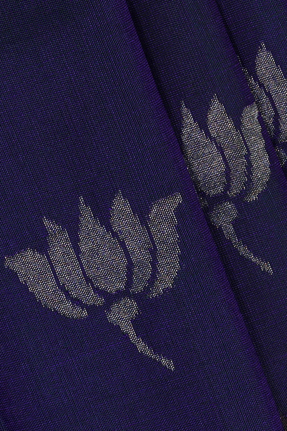 Uppada Silk Dark Blue Saree