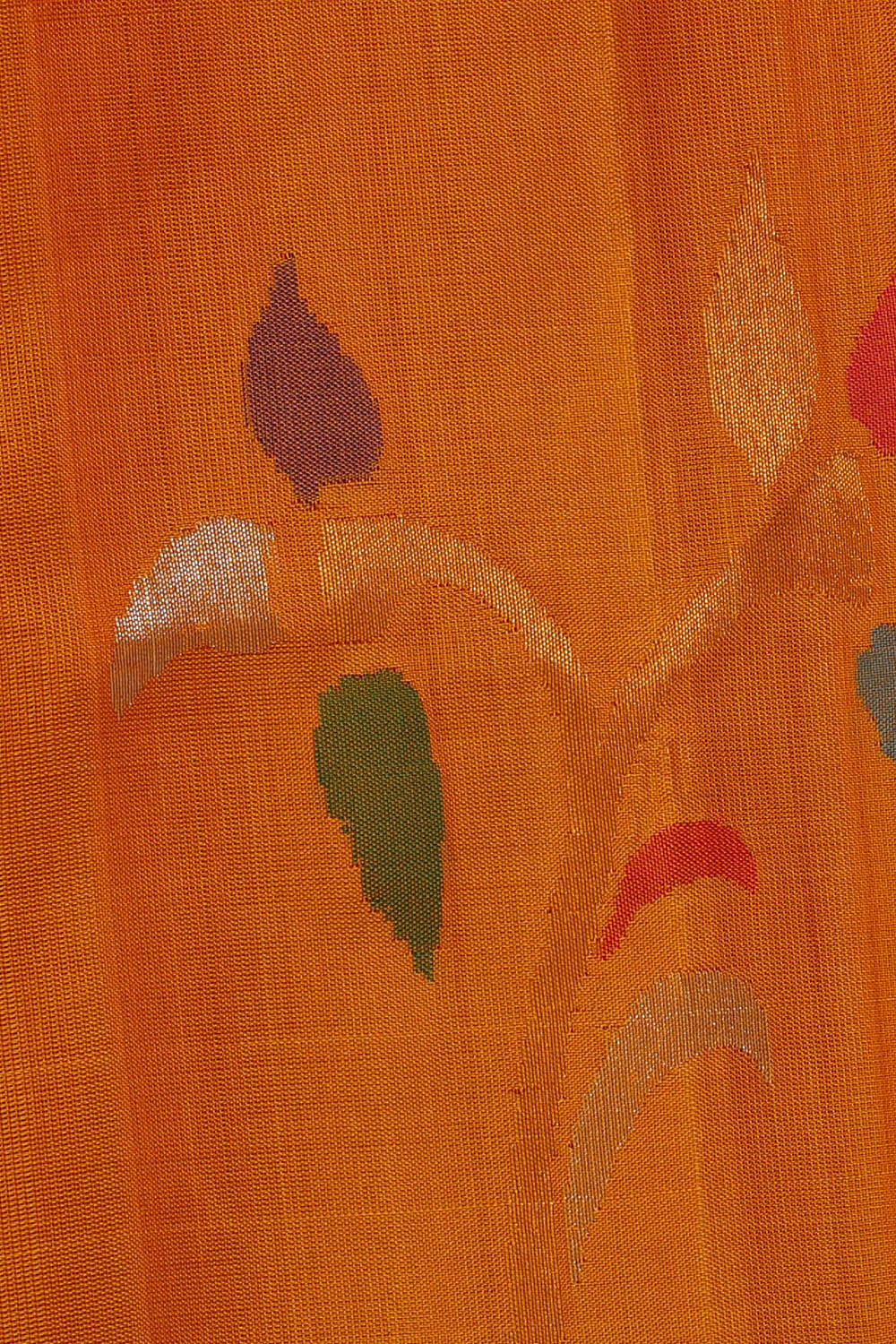 Venkatagiri Silk Mustard Yellow Saree