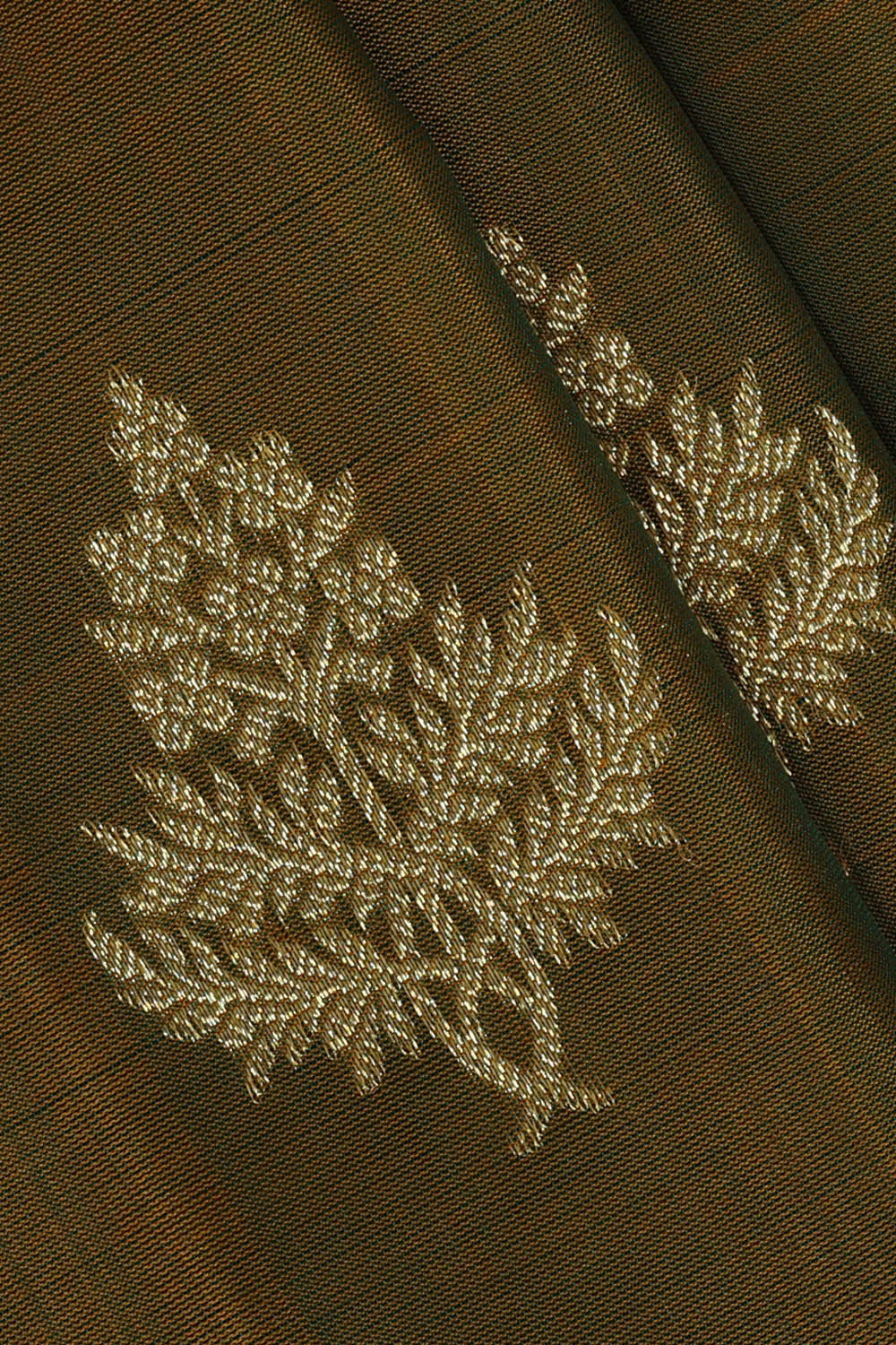 Image of Venkatagiri Silk Mehndi Green Saree