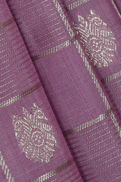 Image of Venkatagiri Silk Lavender Saree