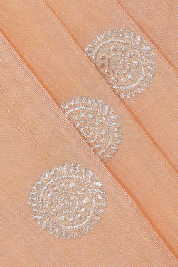 Image of Venkatagiri Silk Light Peach Saree