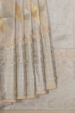 Image of Venkatagiri Silk Gold Saree