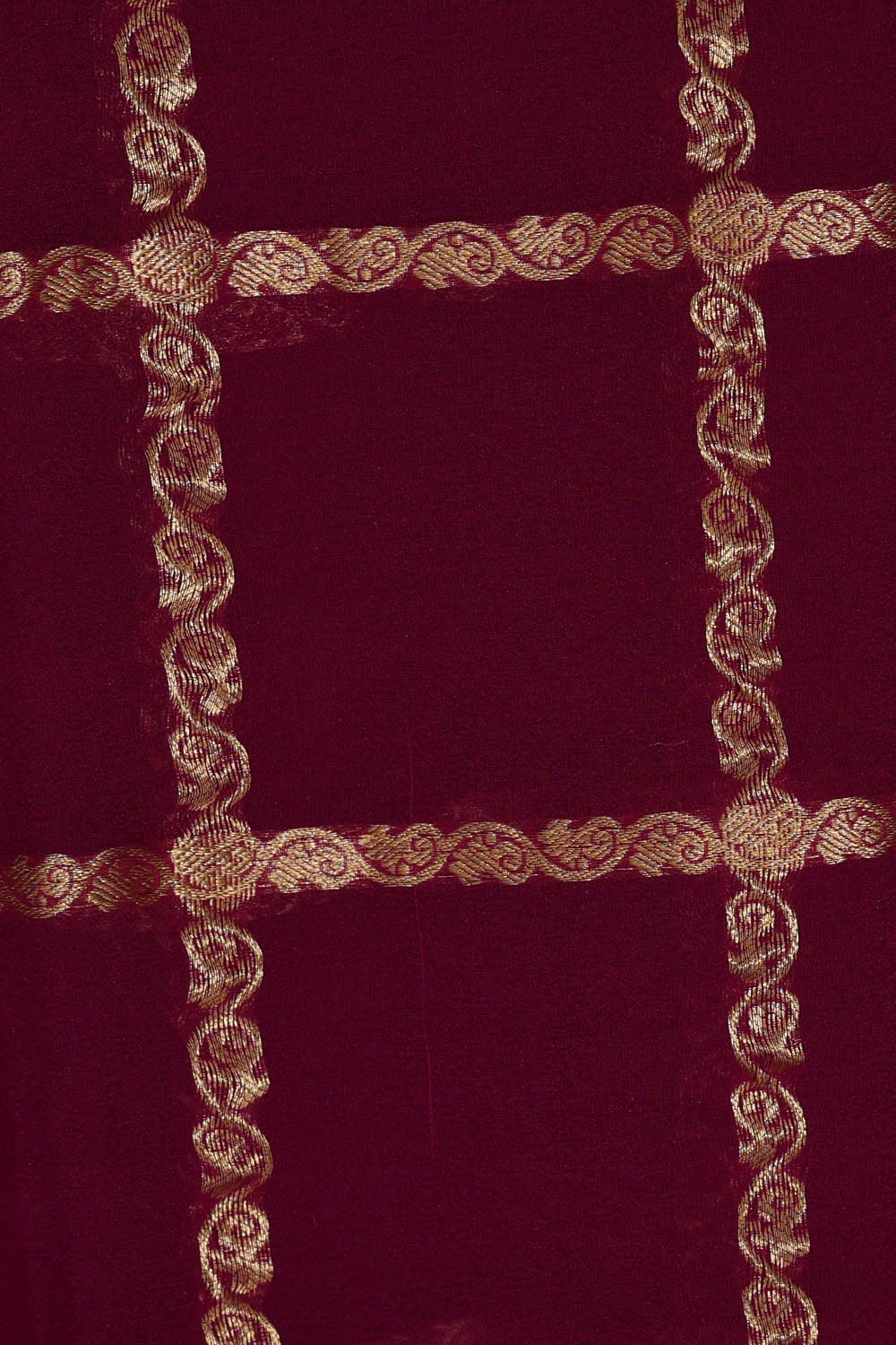 Binny Georgette Deep Wine Saree