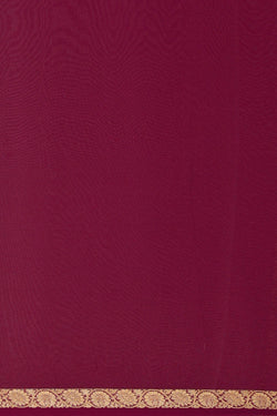 Image of Binny Georgette Deep Wine Saree