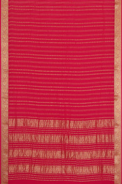 Image of Binny Georgette Rani Pink Saree