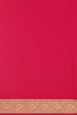 Image of Binny Georgette Rani Pink Saree
