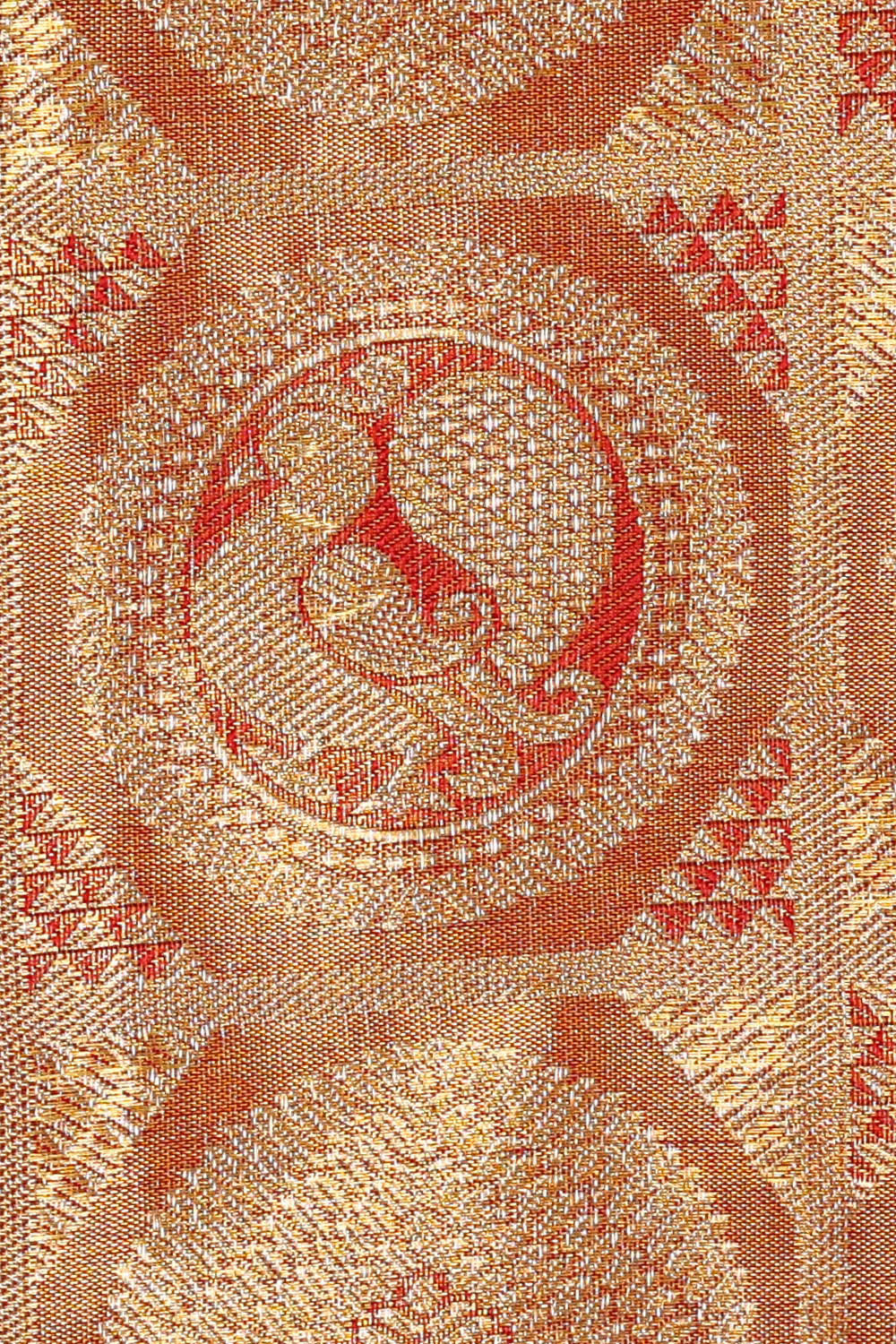 Image of Kanchipattu Gold Tissue Brocade Saree
