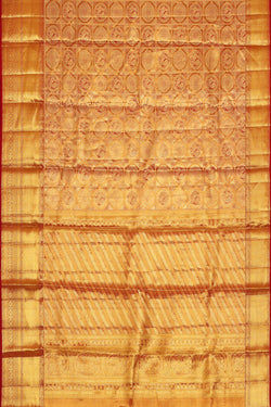 Image of Kanchipattu Gold Tissue Brocade Saree