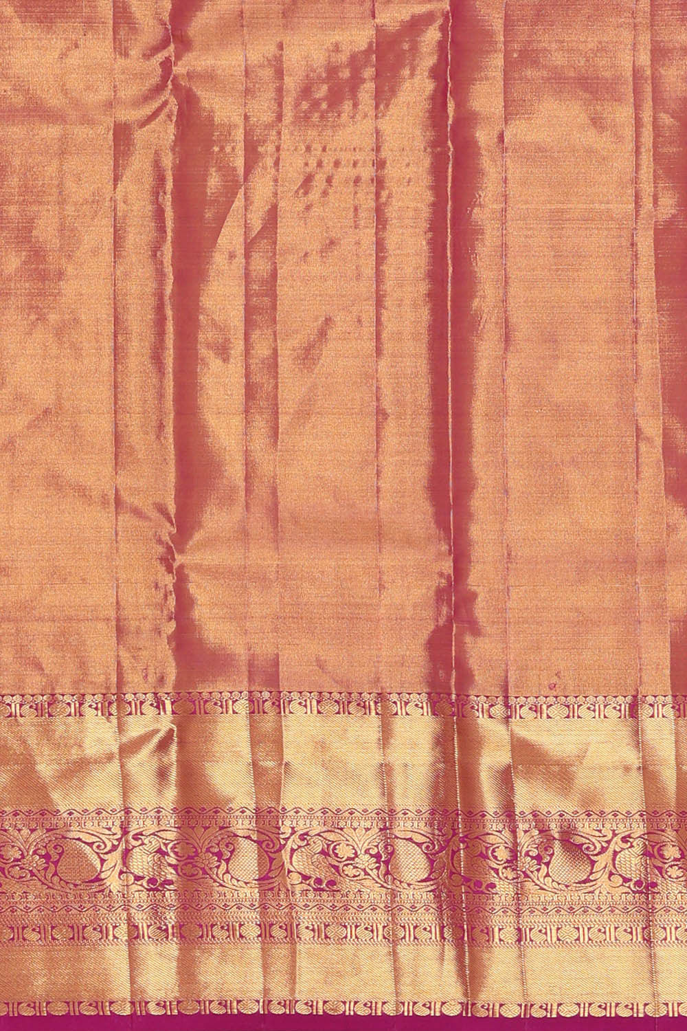 Image of Kanchipattu Yellow Tissue Brocade Saree