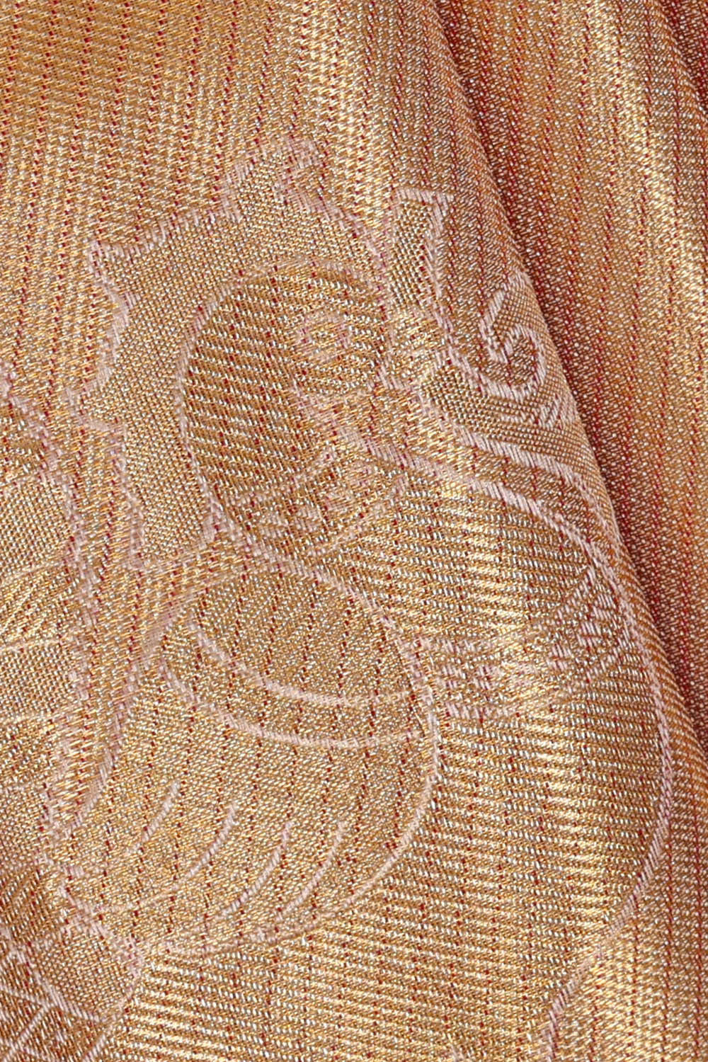 Kanchipattu Gold Tissue Brocade Saree