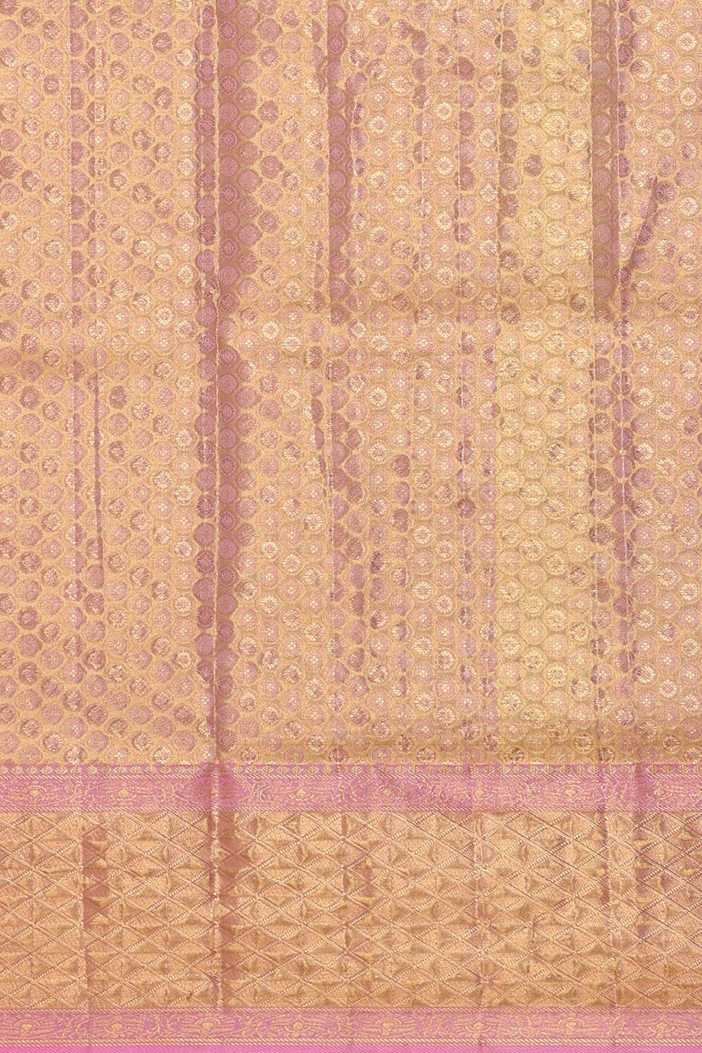 Kanchipattu Gold Tissue Brocade Saree
