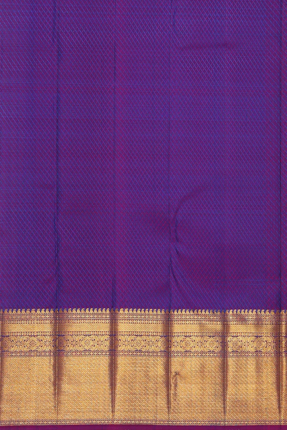 Kanchipattu Teal Blue Brocade Saree