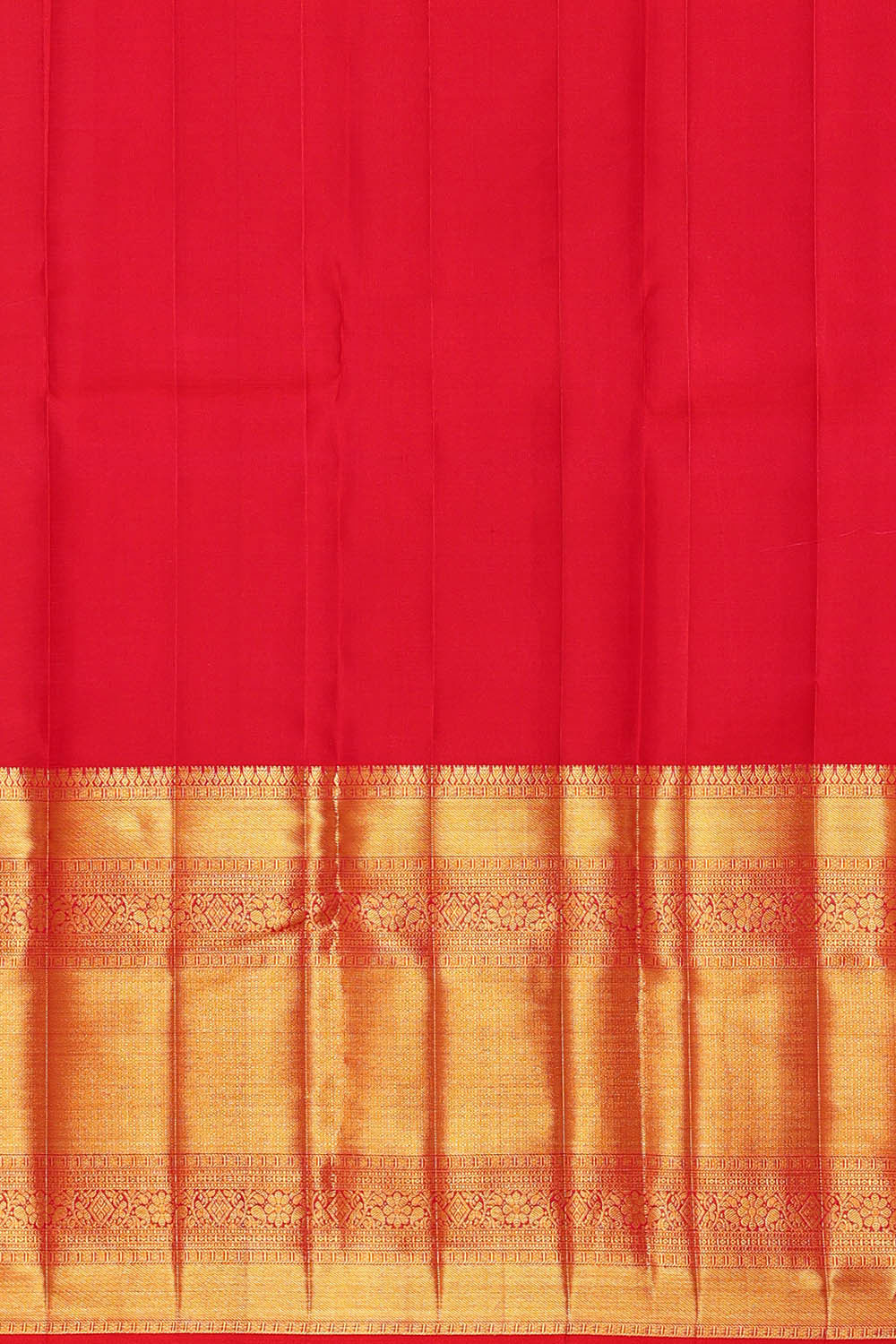 Image of Kanchipattu Red Brocade Saree
