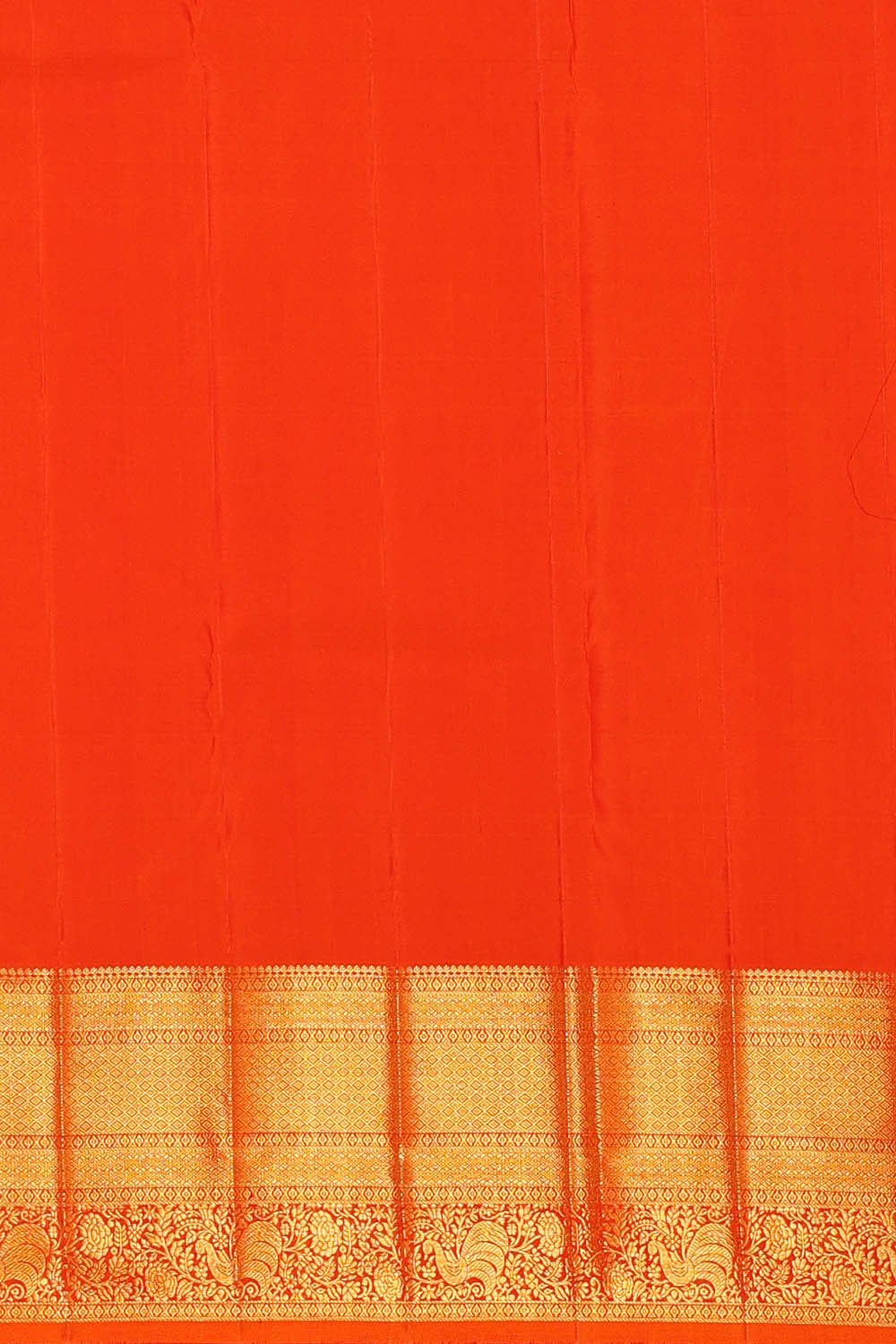 Kanchipattu Orange Brocade Saree