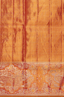 Image of Kanchipattu Gold Tissue Brocade Saree