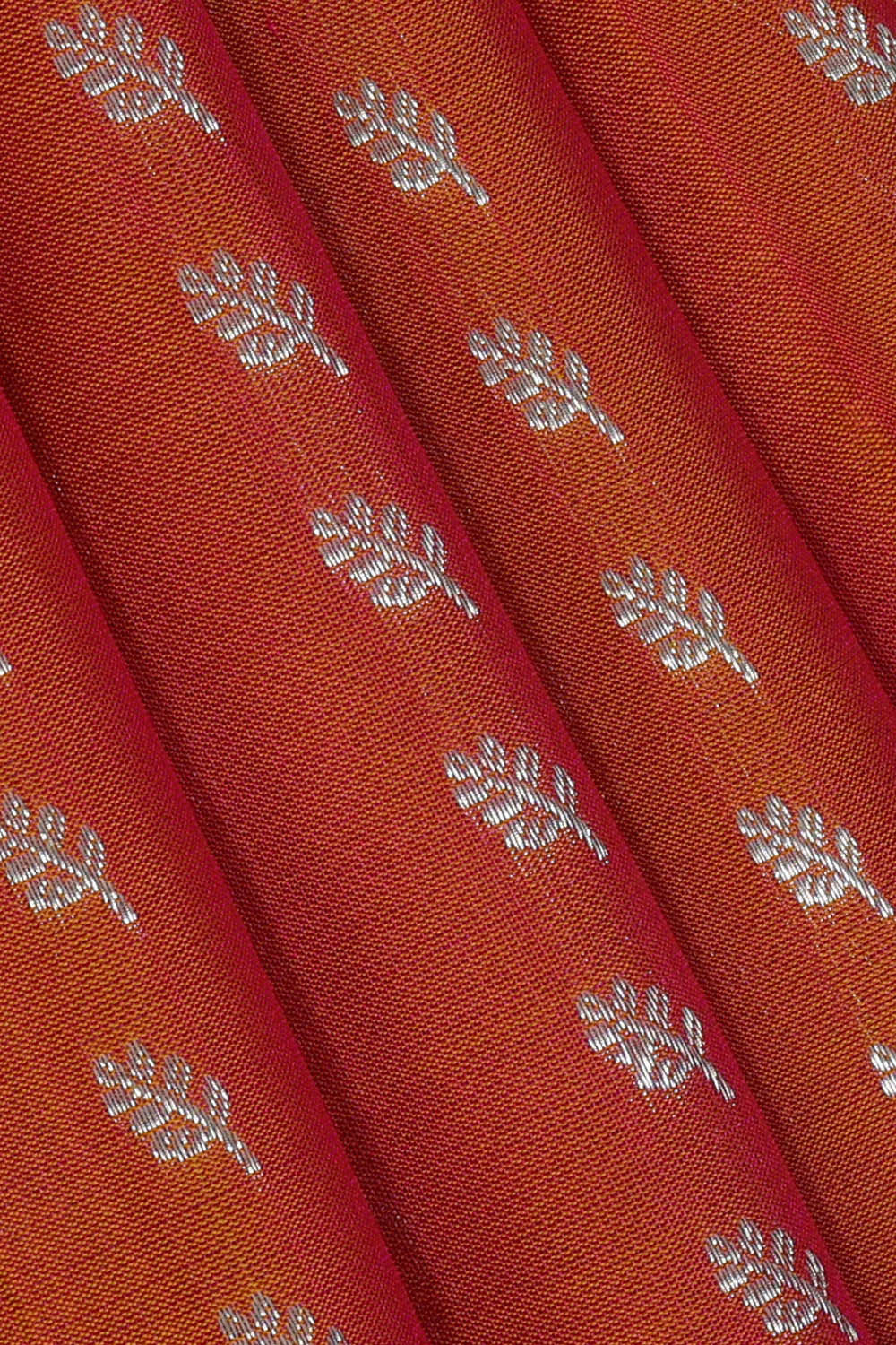 Venkatagiri Silk Orange Saree