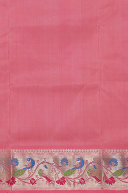 Image of Venkatagiri Silk Light Pink Saree