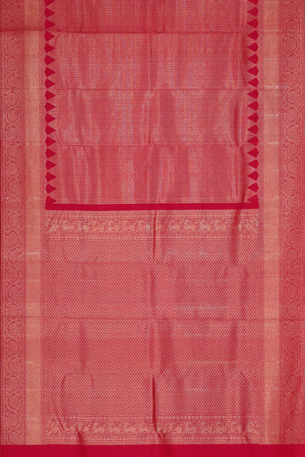 Image of Pink Kanchipattu Brocade Saree