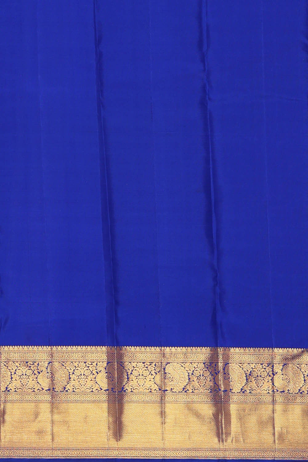 Image of Kanchipattu Royal Blue Brocade Saree