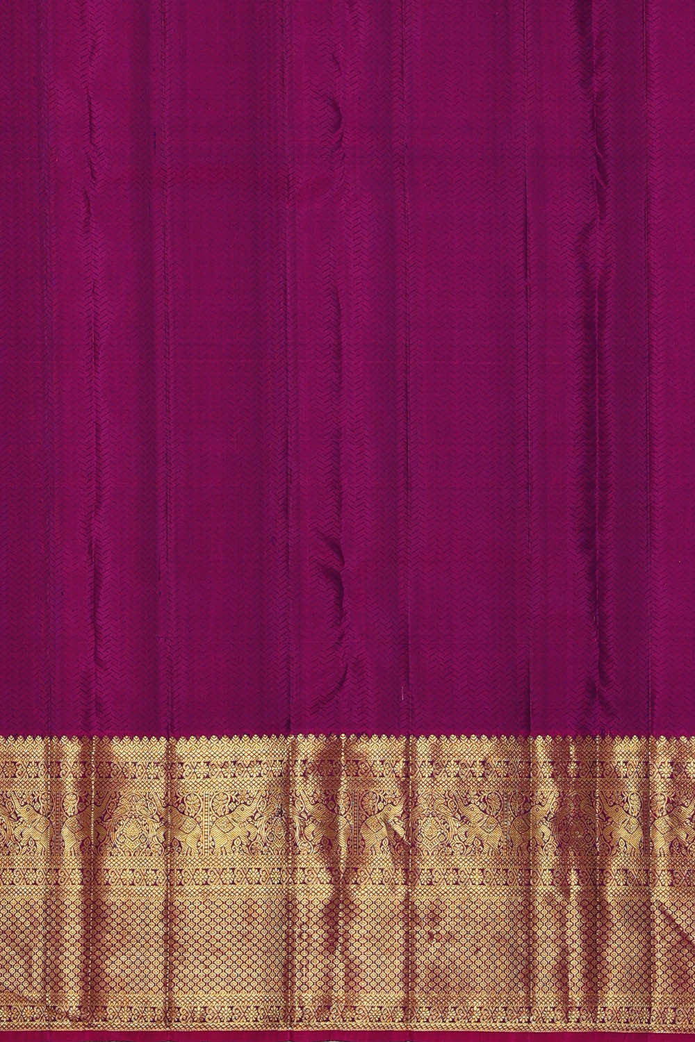 Image of Kanchipattu Blue Brocade Saree