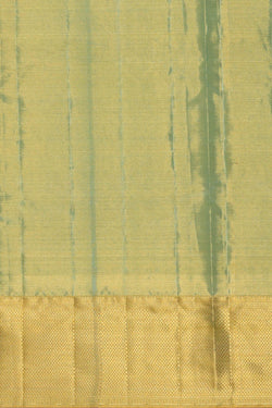 Image of Kanchipattu Light Sea Green Tissue Brocade Saree