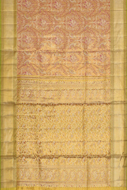 Image of Kanchipattu Gold Tissue Brocade Saree