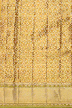 Image of Kanchipattu Gold Tissue Brocade Saree