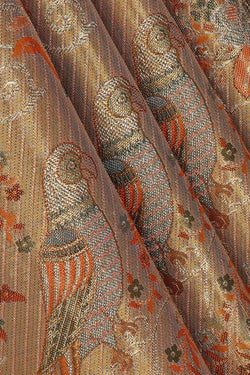 Image of Kanchipattu Gold Tissue Brocade Saree