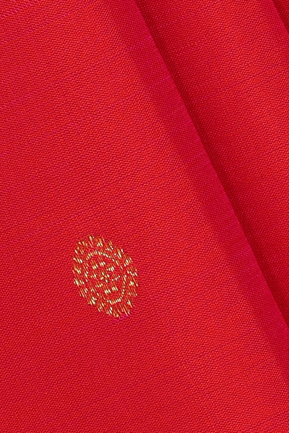 Image of Kanchipattu Red Brocade Saree