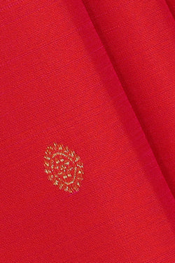 Image of Kanchipattu Red Brocade Saree