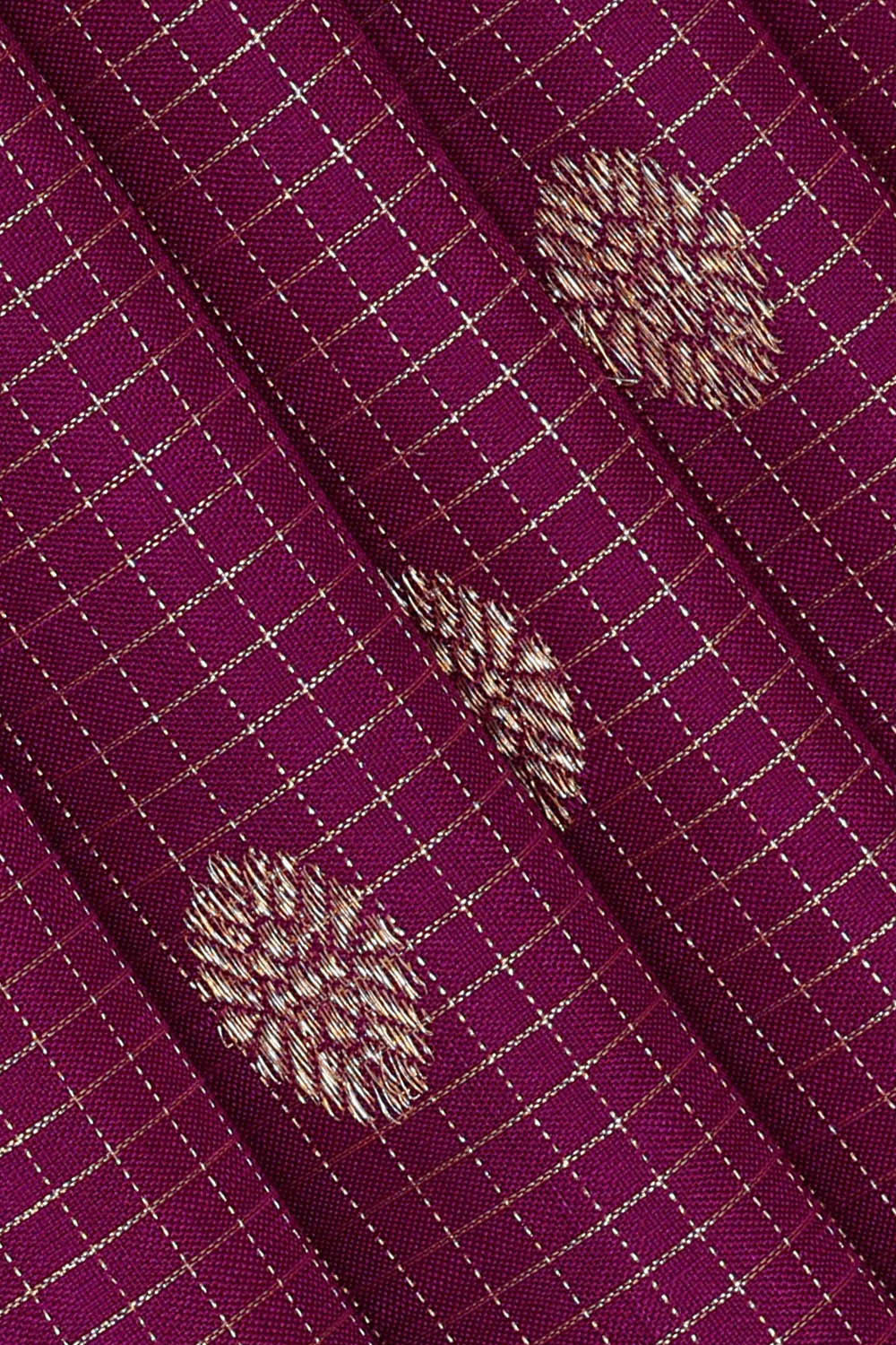Arani Silk Dark Magenta Saree