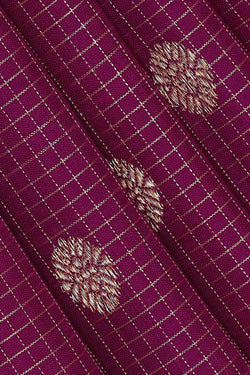 Image of Arani Silk Dark Magenta Saree
