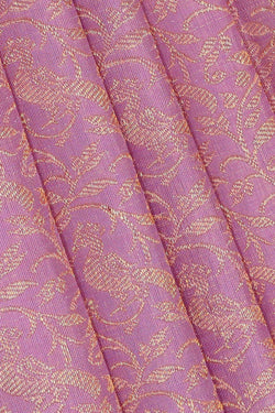 Image of Kanchipattu Lavender Brocade Saree