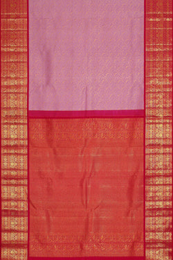 Image of Kanchipattu Lavender Brocade Saree