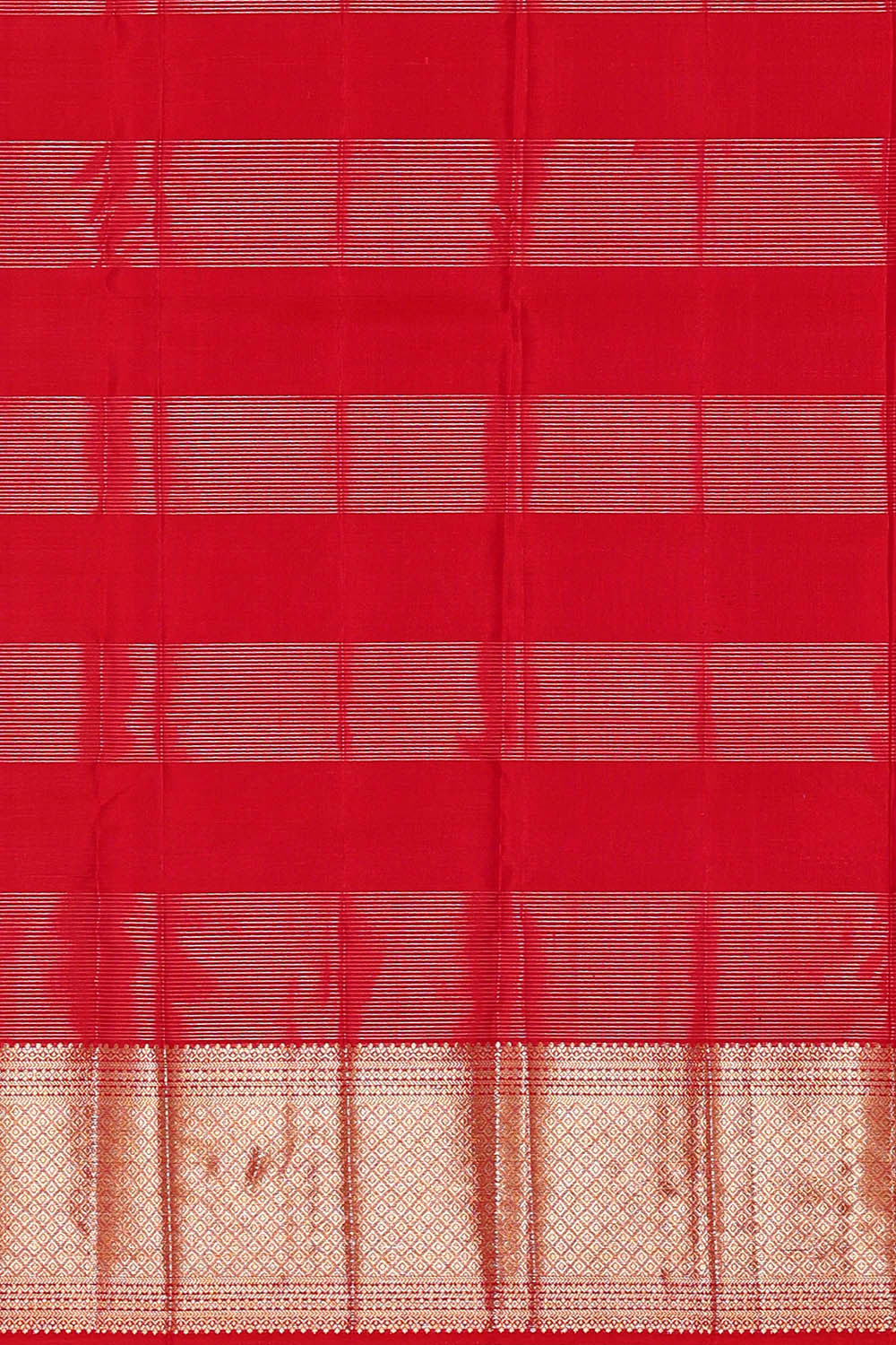 Kanchipattu Red Brocade Saree