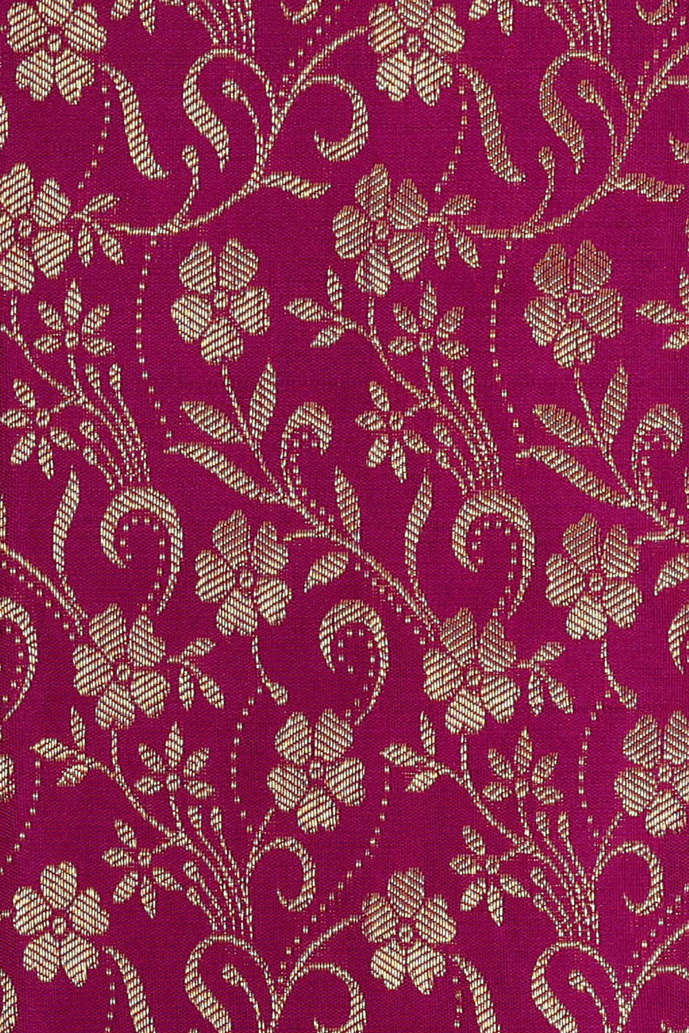 Image of Kanchipattu Magenta Brocade Saree