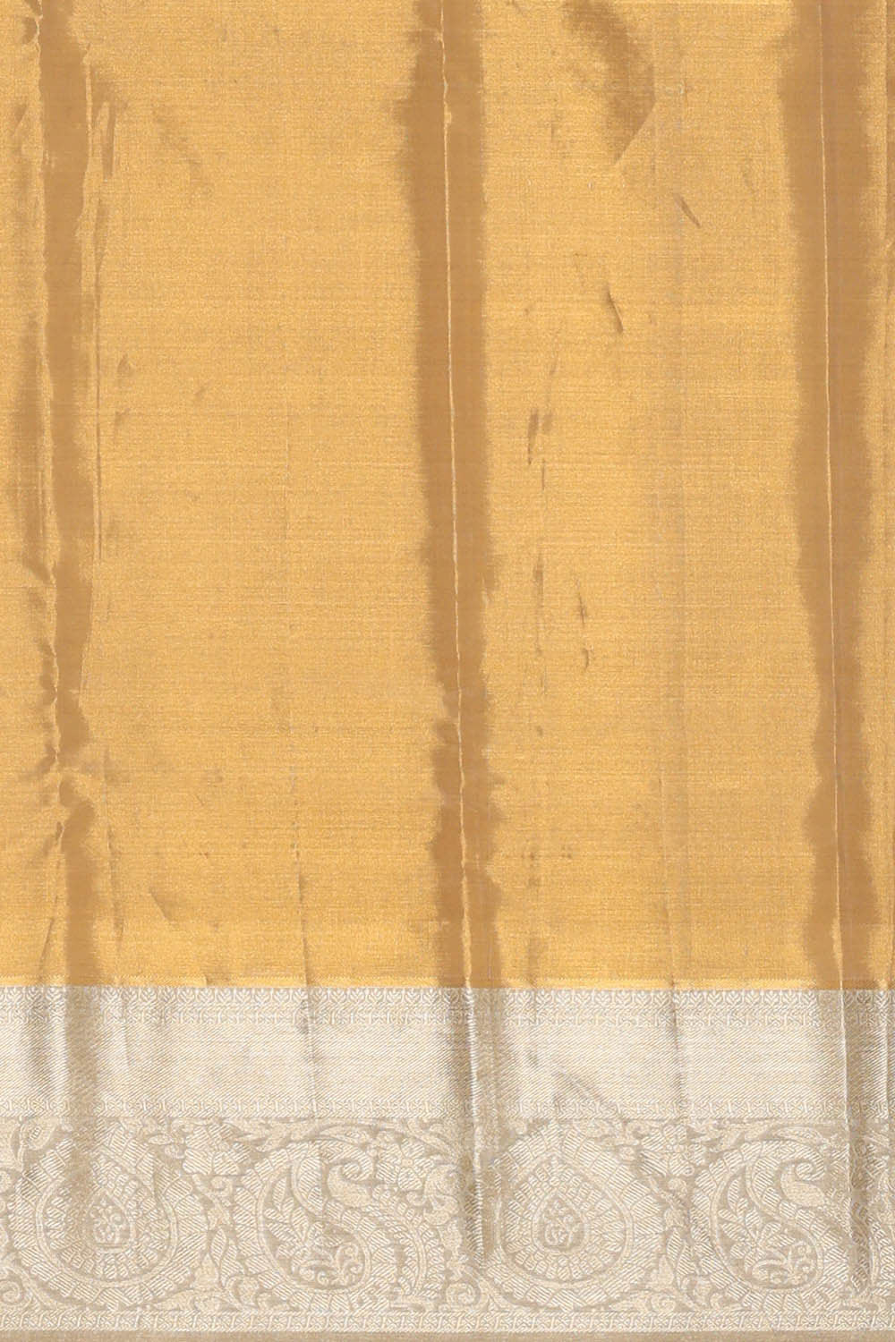 Kanchipattu Dark Gold Tissue Brocade Saree