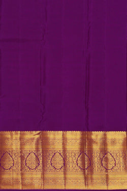 Image of Kanchipattu Haldi Yellow Brocade Saree