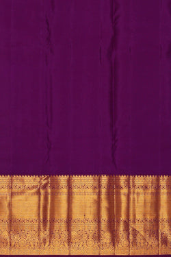 Image of Kanchipattu Aqua Blue Brocade Saree