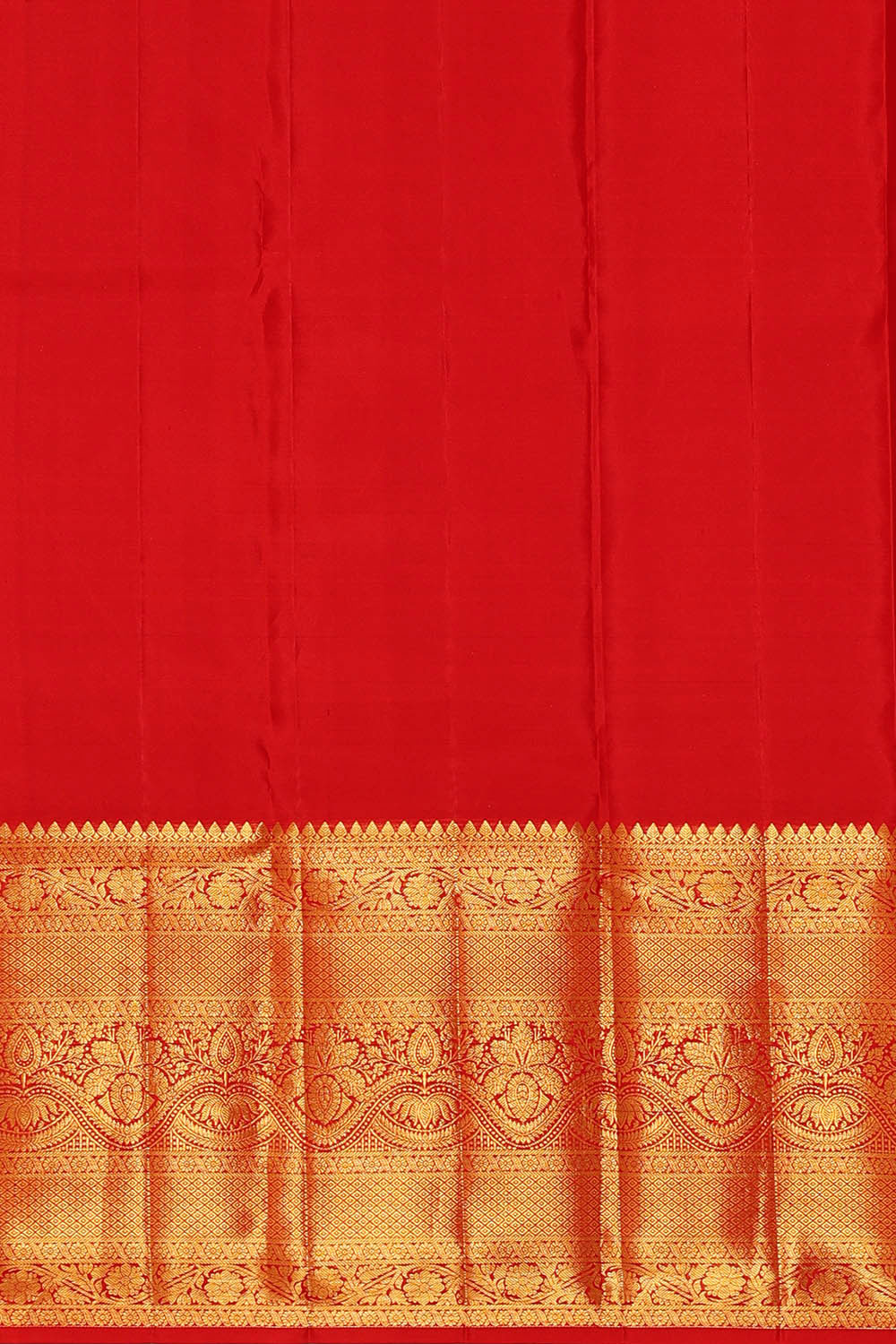 Image of Kanchipattu Red Brocade Saree