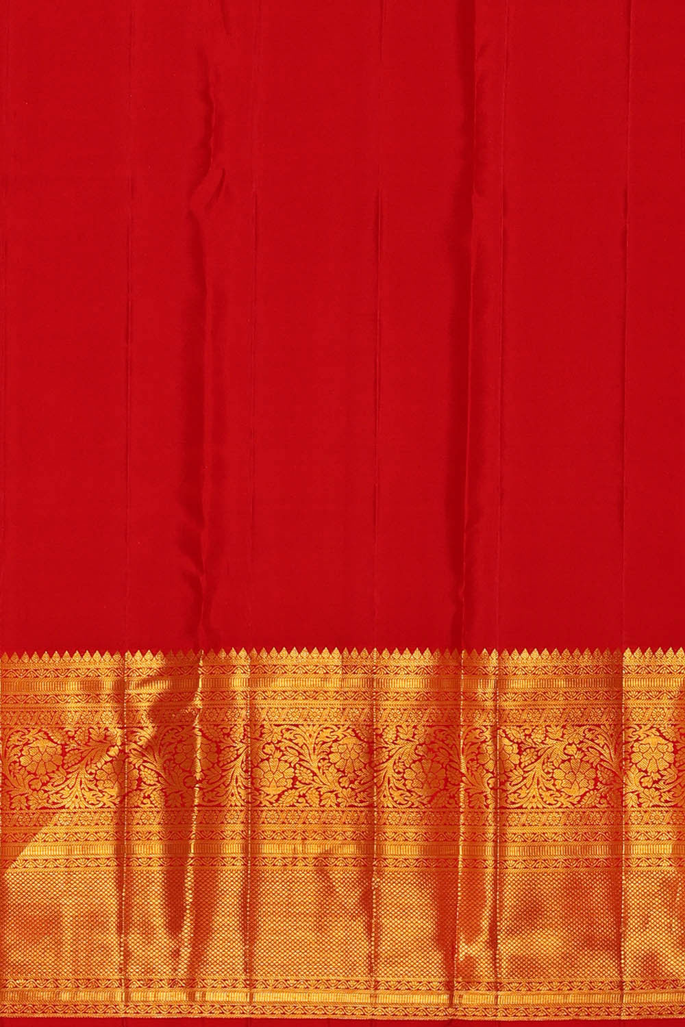 Image of Kanchipattu Red Brocade Saree