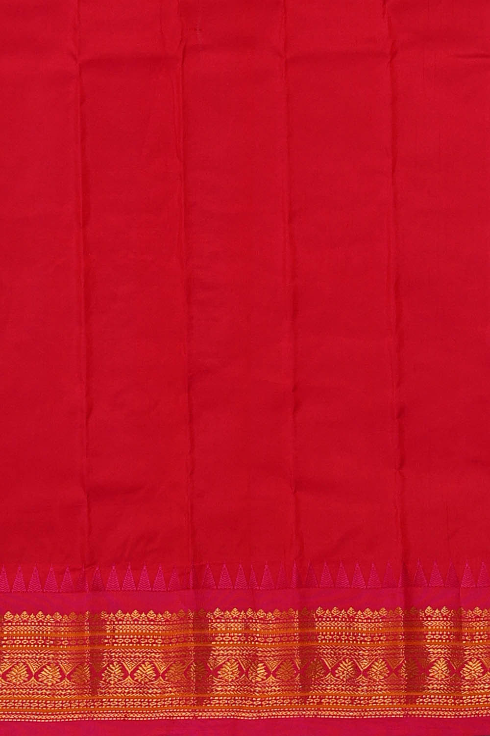 Gadwal Silk Cream Saree
