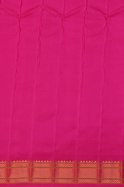 Image of Gadwal Rani Pink Silk Saree