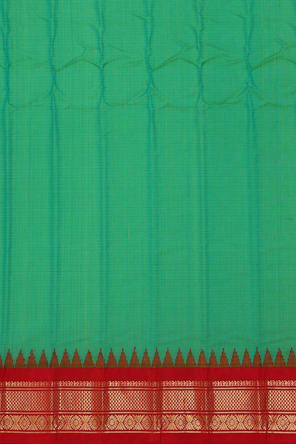 Gadwal Silk Sea Green Saree