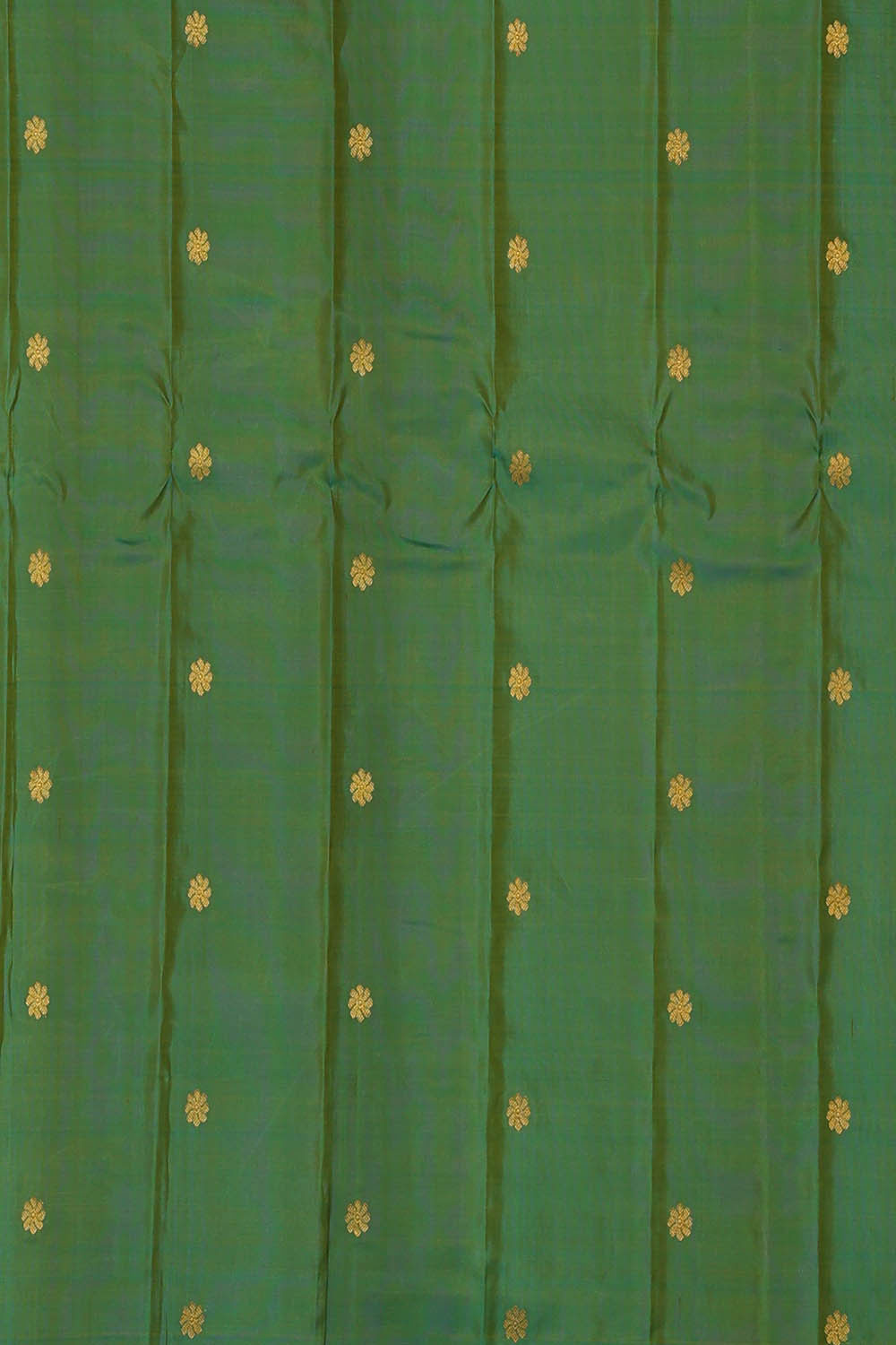 Gadwal Silk Dark Sea Green Saree