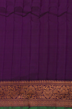 Image of Gadwal Silk Magenta Saree